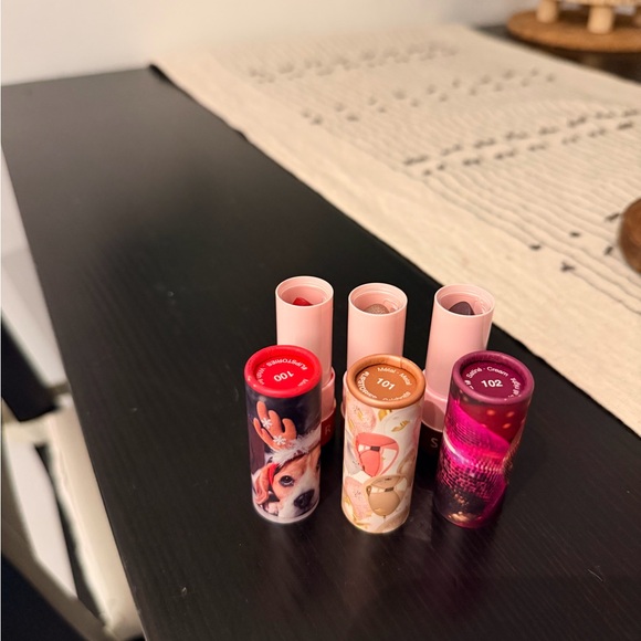 Sephora Lipstick Set - Red, Brown, Purple - Picture 2 of 3